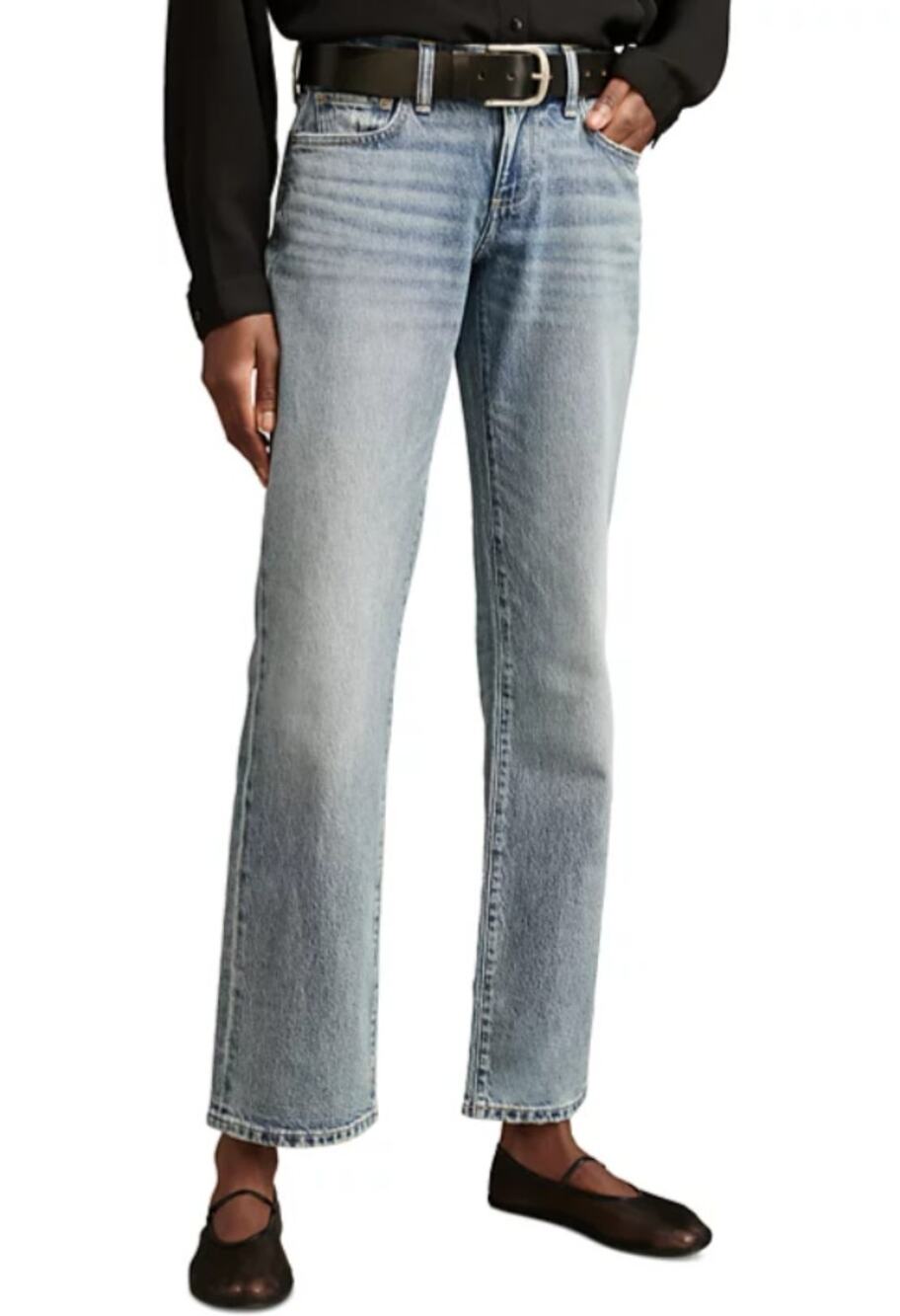LUCKY BRAND JEANS WOMENS 00/24 EASY RIDER BOOTCUT COMFORT STRETCH PISCES BLUE